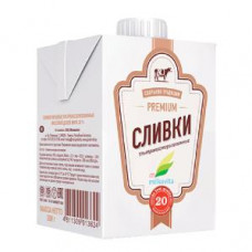 Сливки 20% 500г tetra Milkavita