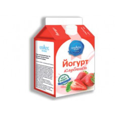 Йогурт 1,5% Пюр-пак 450г клубника Кубарус