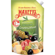 Майонез Оливковый 50,5% дой-пак 770г Махеевъ