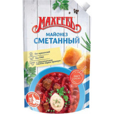 Майонез Сметанный 50,5% дой-пак 770г Махеевъ