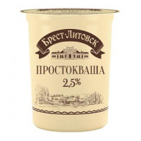 Простокваша 2,5% стакан 380г Брест-Литовск