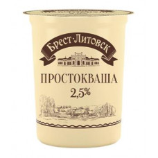 Простокваша 2,5% стакан 380г Брест-Литовск